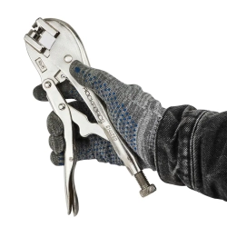 Зажим гейферный специальный с ''точечный''10''-250мм RockForce##Rock FORCE RF-614L250