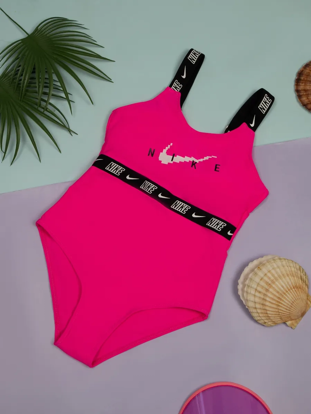 купальник слитный спортивный для бассейна утягивающий