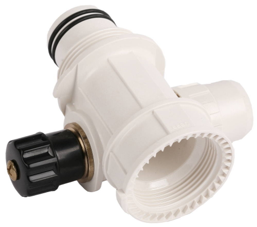 Коллектор ЗУБР ″ШиреФит″ сборный с вентилем″внутренняя резьба - штуцер с гайкой - штуцер с гайкой″, 32мм-20мм-32мм