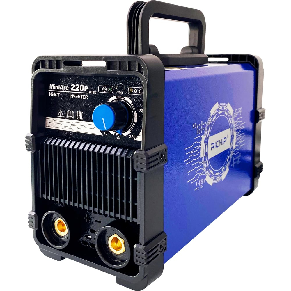 Инверторный сварочный аппарат (220 А, 1,5 м, ПВ 60%) Richip MiniArc 220P