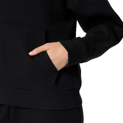 Женская теннисная куртка Asics Logo Fleece Pullover - performance black