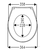 Крышка Roca Victoria Nord soft-close ZRU9302919