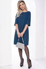 Платье "Показ мод" (морская волна) П8073 LT Collection