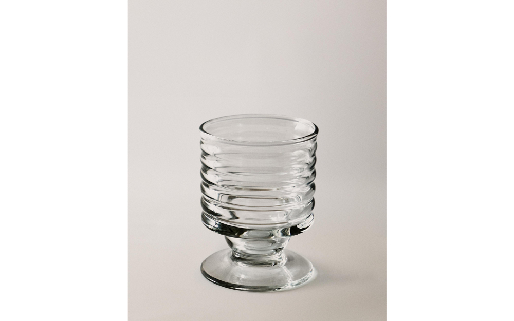 Zara Home бокал из стекла, цвет прозрачный, 8.6 см