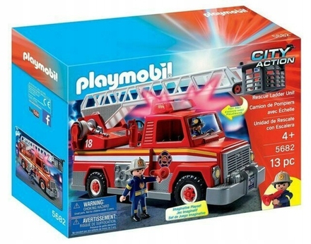Конструктор Playmobil City Action Пожарная машина с лестницей 5682