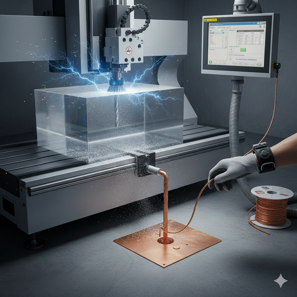 Антистатические меры при фрезеровке пластиков на ЧПУ Антистатические меры при фрезеровке пластиков на ЧПУ