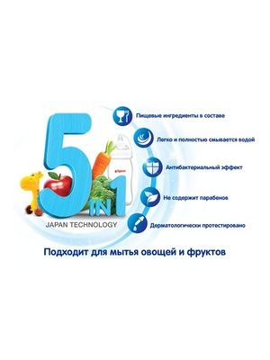 PIGEON Средство для мытья посуды "Baby Bottles & Accessories Cleanser", 450 мл