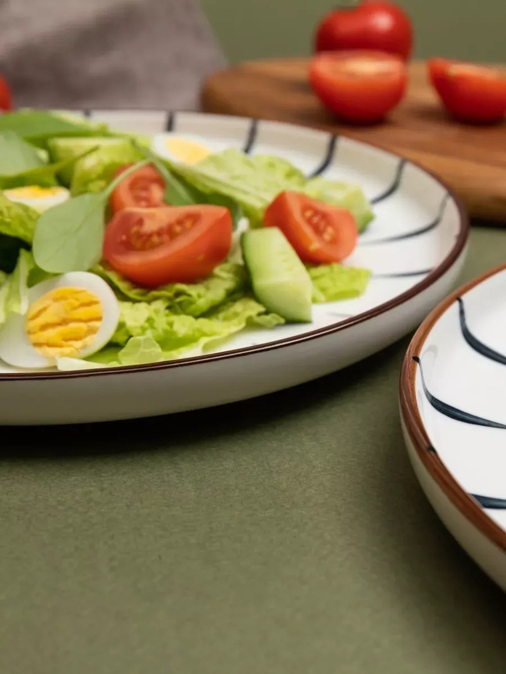 Тарелка с бортиками, Лепесток, диаметр 25,5 см - 6 шт.