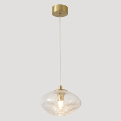 Светильник подвесной Crystal Lux FORMLESS SP1 TRANSPARENT