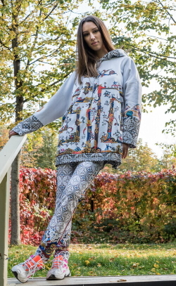 Комплект (худи и леггинсы), по мотивам Псалтири Латрелла