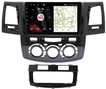 Магнитола для Toyota Hilux 2012-2015 - Vaycar VA77-1143 на Android 13, 8-ядер, 2Гб-32Гб, 4G SIM-слот