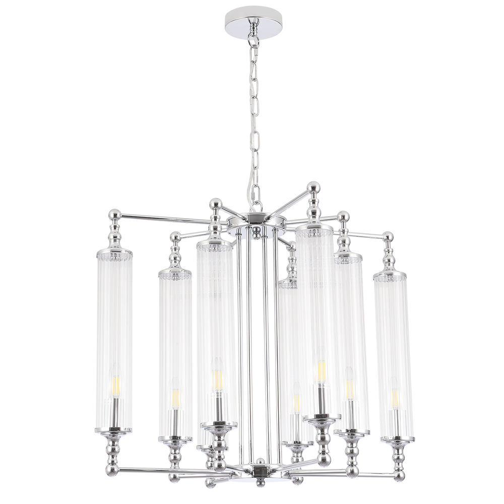 Люстра Crystal Lux TOMAS SP8 D650 CHROME