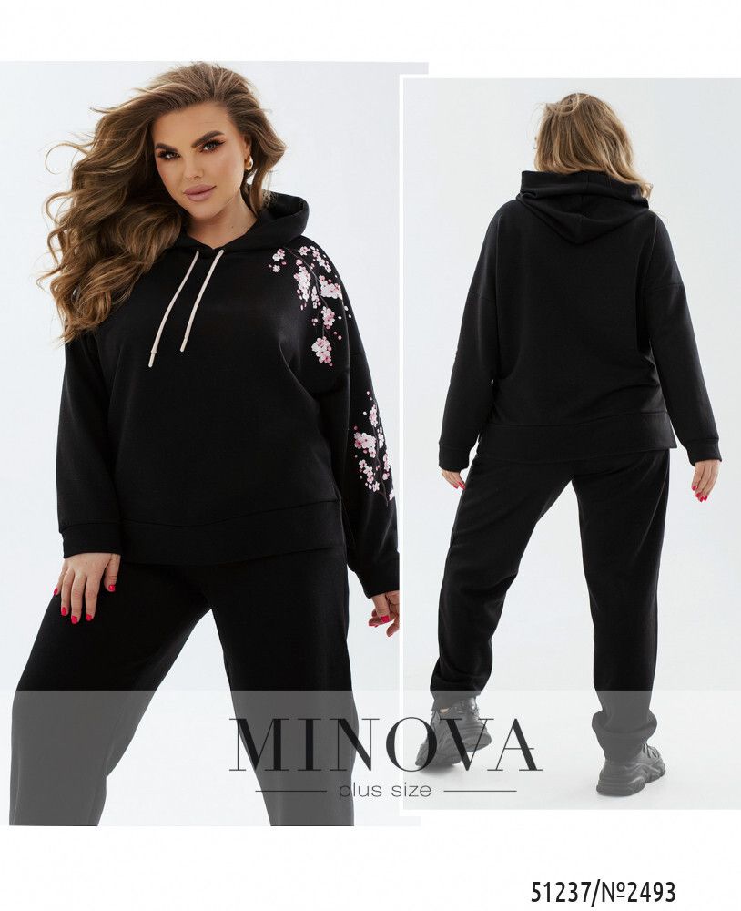 Костюм 2493-черный Minova