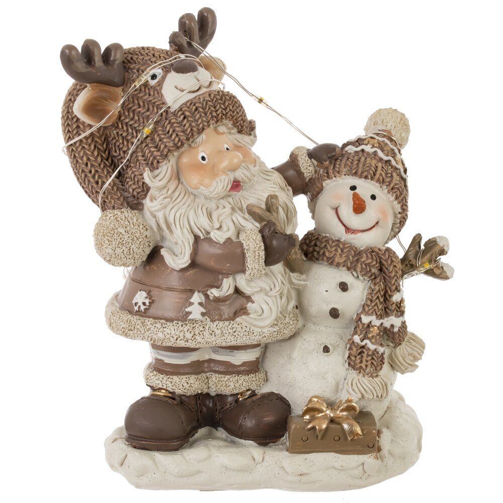 GAEM Фигурка декоративная "Дед Мороз", с подсветкой (3хLR44,н/п), L1, L11 W6,5 H12,5 см, 2в.