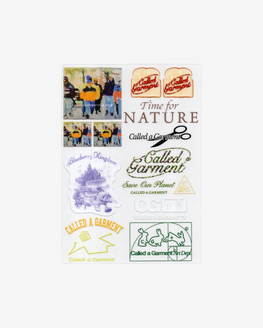 Стикеры Called a Garment Sticker pack #3 Club