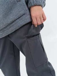 Брюки карго Softshell демисезонные "Графит" 7+