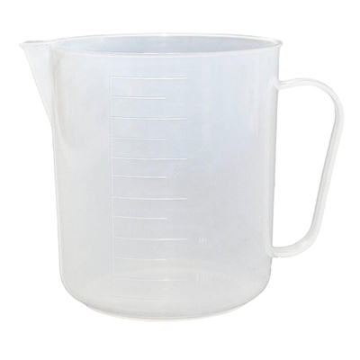 Стакан 500 мл с носиком и ручкой градуированный, п/п, уп.1/100 шт