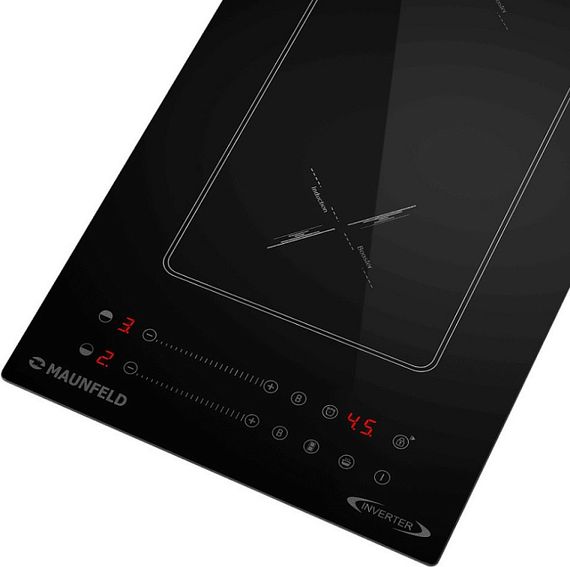 Индукционная стеклокерамич. панель MAUNFELD CVI292S2BBKA Inverter