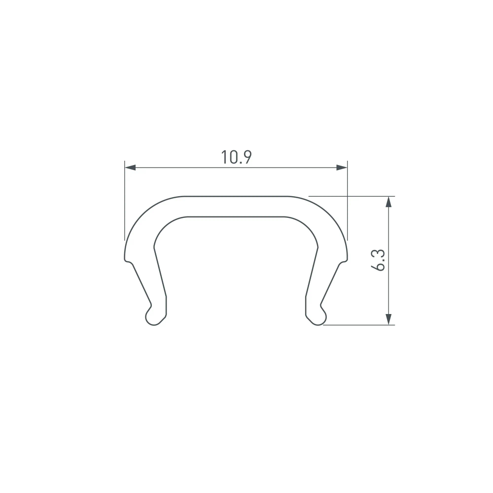 Экран LINE-D-1111-2000 OPAL (Arlight, Пластик) 061086