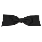 Kitsch, Заколка для волос с бантом из переработанной ткани, черная`` 1 заколка