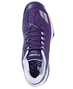 Женские теннисные кроссовки Babolat Jet Tere 2 Clay - dark purple/silver