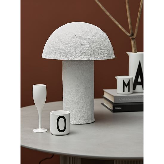 Лампа настольная texture sleek, D32x42 см, белая