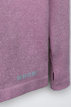 ZARA ФУТБОЛКА С ДЛИННЫМИ РУКАВАМИ, РОЗОВЫЙ/СИРЕНЕВЫЙ