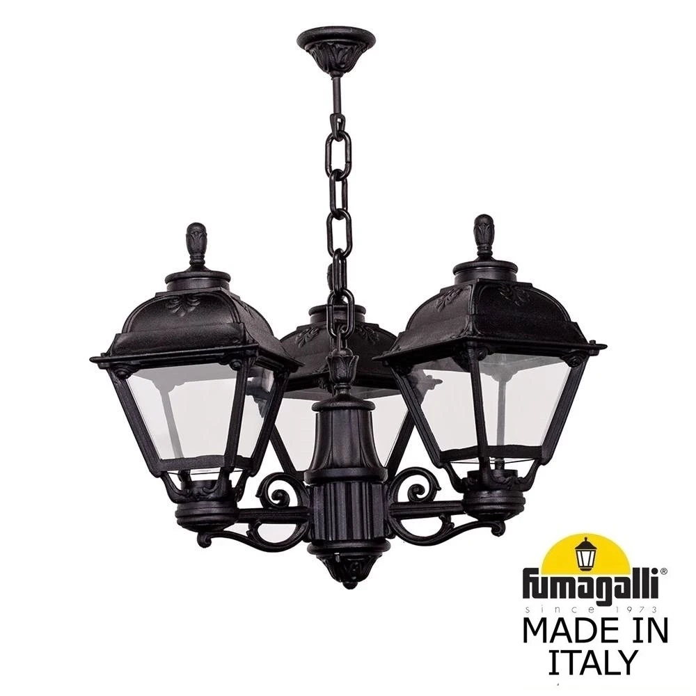 Уличный подвесной светильник Fumagalli SICHEM/CEFA 3L U23.120.S30.AXF1R