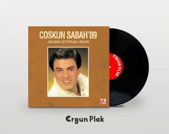 Vinil \ Пластинка \ Vynil Coşkun Sabah - AGLAMAK ISTIYORUM/ANILAR /LP