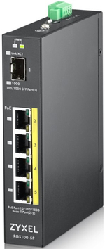Коммутатор неуправляемый ZYXEL RGS100-5P-ZZ0101F