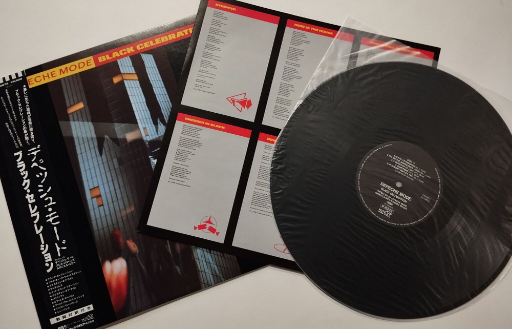 Винтажная виниловая пластинка LP Depeche Mode Black Celebration (Japan 1986)