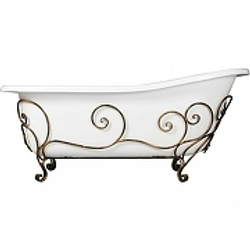 Кованая подставка для ванн Эстет "Царская" 170x73, ФР-00000721 Патина