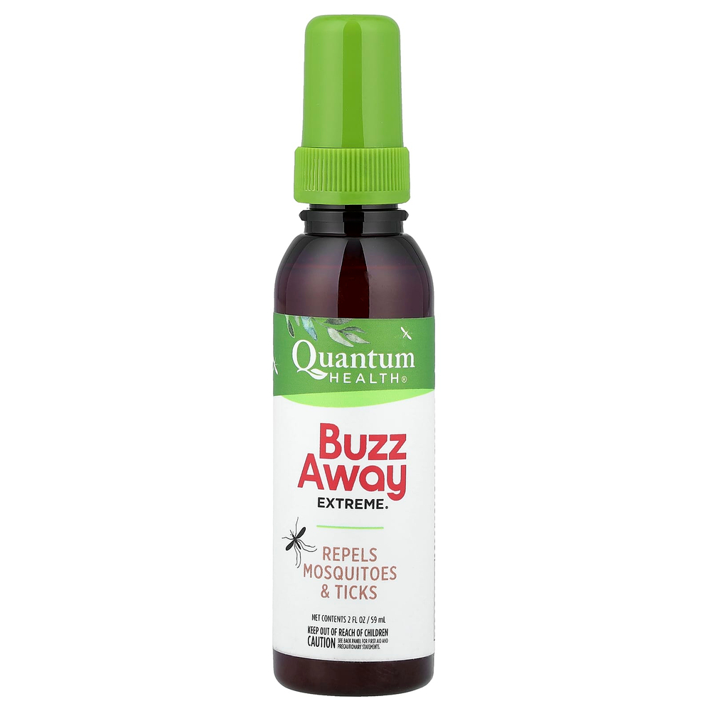 Quantum Health, Buzz Away Extreme®, средство от комаров и клещей, 59 мл (2 жидк. унции)
