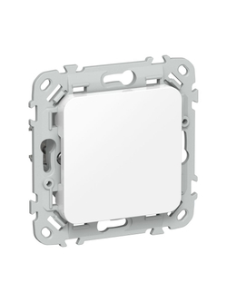 Заглушка СП FLITE ЗГ-ФлБ с суппортом механизм бел. IEK FI-PL10-K01