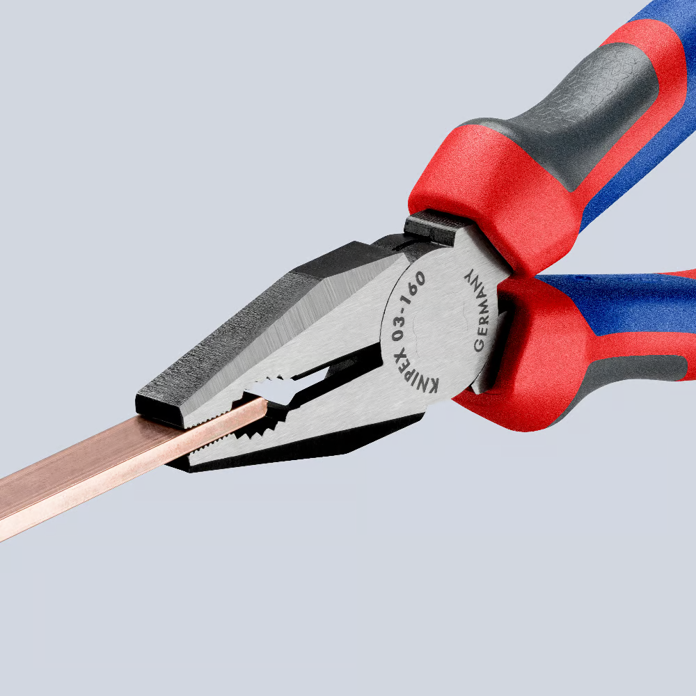 Плоскогубцы комбинированные чернёные 160 мм KNIPEX 0302160