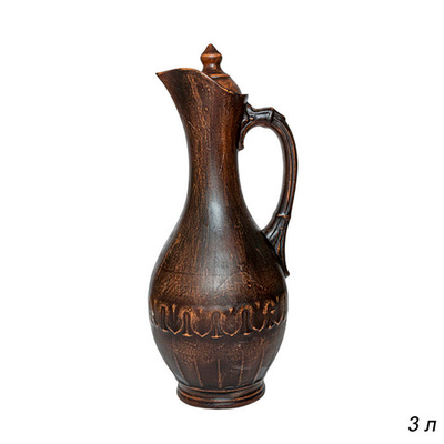Кувшин керам 3,0л Винный гладкий ИС ВА