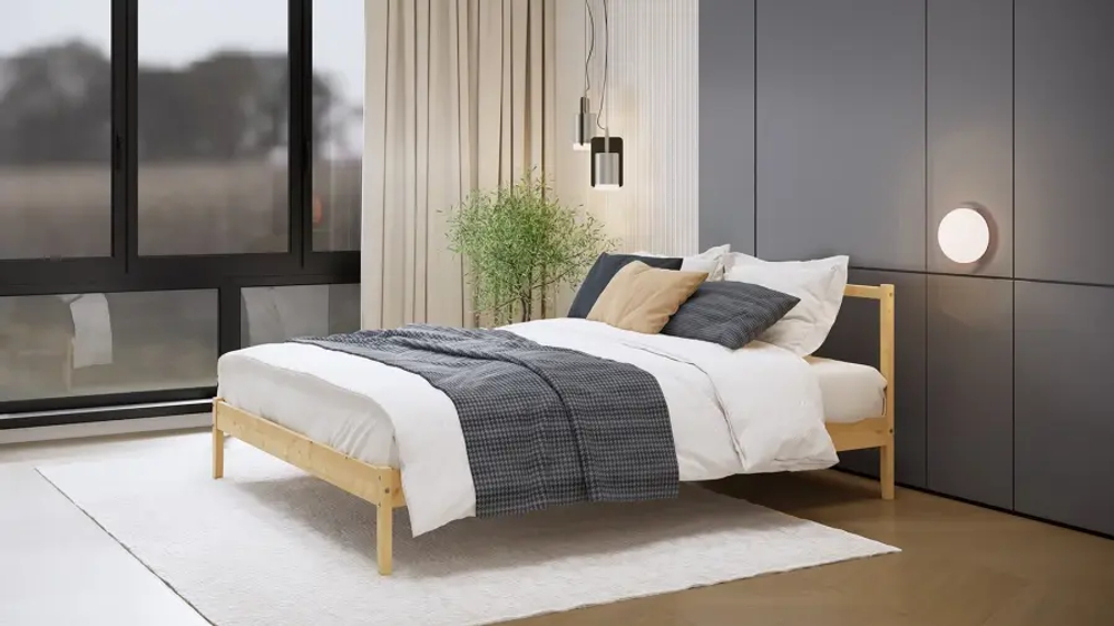 Кровать - аналог IKEA IDANAS/IDANÄS/УСКАР/ИКЕА 160х200 см, прозрачный