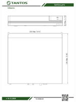 Видеорегистратор сетевой (NVR) TSr-NV08155P
