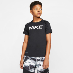 Детская теннисная футболка Nike Pro SS FTTD Top