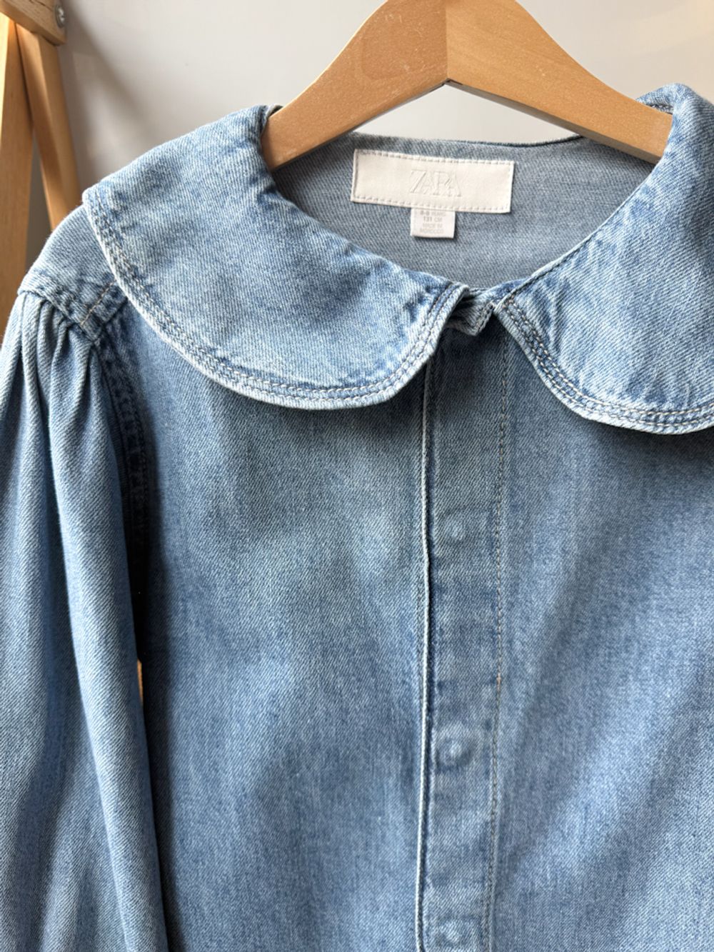 Джинсовая рубашка Zara, 128