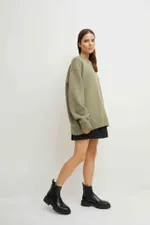 Свитер Weme Оверсайз оливковый
