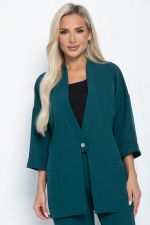 Костюм Мировая тенденция (зеленый) К11129 LT Collection