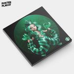 Картина для интерьера Русалка Старбакс / Starbucks на холсте, персонаж, холст с печатью на подрамнике, на стену, Постер Плакат