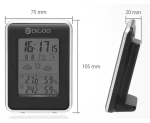 Метеостанция Digoo DG-TH1981 с синей подсветкой, гигрометр, термометр, часы, будильник