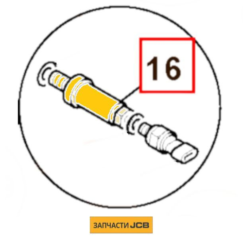 Форсунка поршня JCB 02/802399
