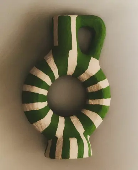 ZARA HOME ПОДСВЕЧНИК ИЗ ПАПЬЕ-МАШЕ, РАЗНОЦВЕТНЫЙ