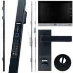 Sanyo D702 Usmart Автоматический умный замок с ручкой штангой и замком на планке 2400 мм для двухстворчатых дверей
