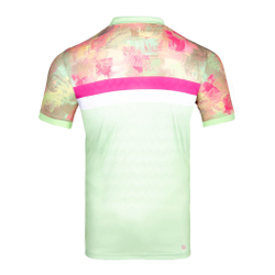 Мужское теннисное поло BIDI BADU Idir Tech Polo Men - Light Green, Multicoloured