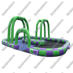 Надувной автодром «Молния», 18×15×2,5 м