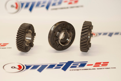 Кулачковые шестерни 3-4 передачи с муфтой для 18-го ряда